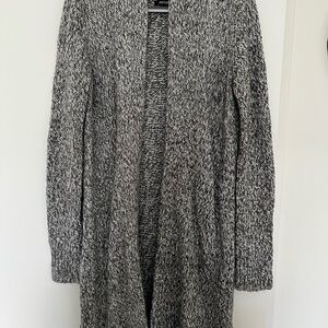 Apt. 9 Women's Black, Gray, and White Knit Cardigan